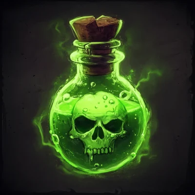 Fantasy RPG Poison Vial Icon