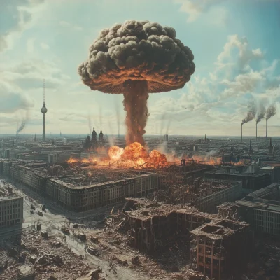 Nuclear Explosion Over Berlin