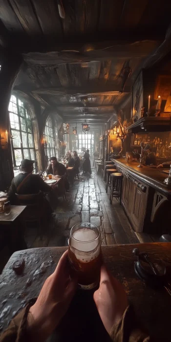 Inside an English Pub in 1660