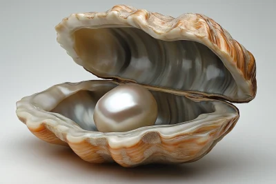 Lustrous Pearl in Shell