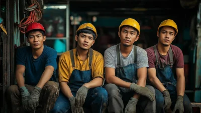 Thai Blue Collar Workers