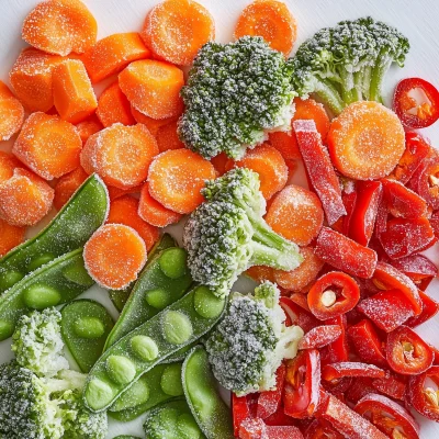 Colorful Frozen Vegetables