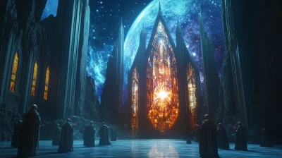 Futuristic Space Cathedral