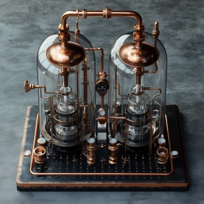 Steampunk Cold Brew Coffee Setup