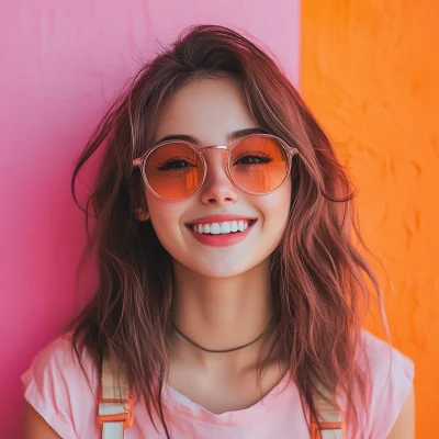 Beautiful Girl in Sunglasses