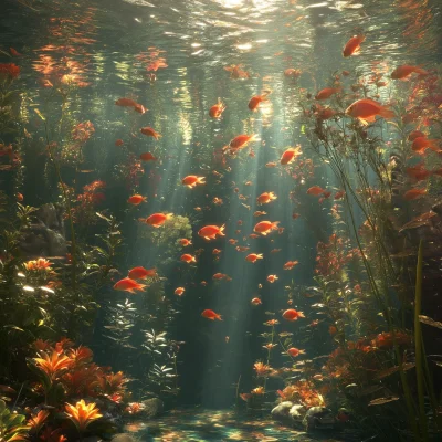 Ethereal Underwater Scene