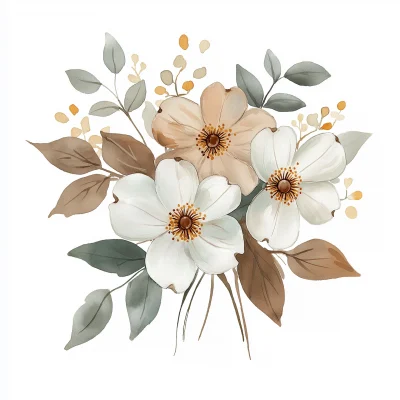 Boho Dogwood Bouquet