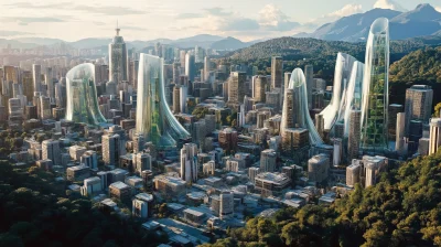 Futuristic Eco Cityscape