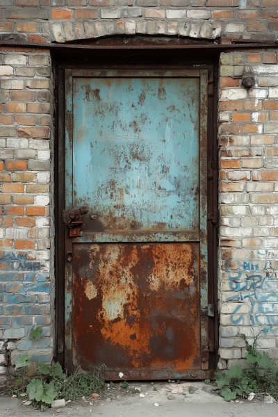 Rusty Industrial Door