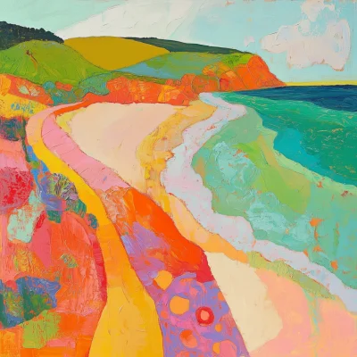 Llanddona Beach Painting