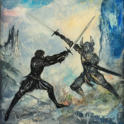 Fantastical Knights Sparring