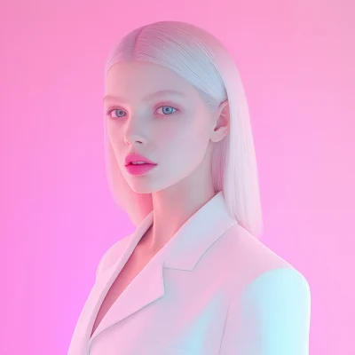 Futuristic Chemist Portrait