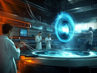 Futuristic Particle Collider Facility