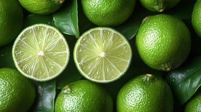 Top Down View of Lime Pile