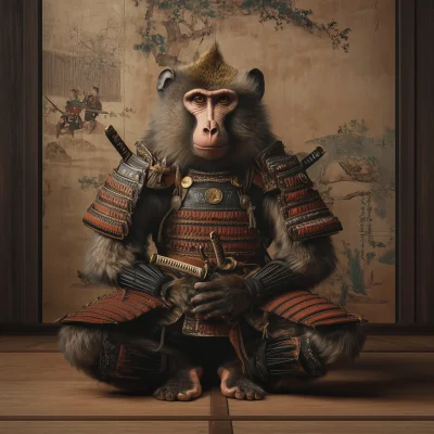 Regal Baboon Samurai