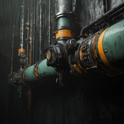 Hyper Realistic Pipes Concept Art