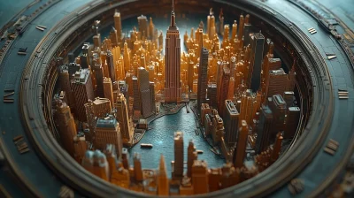 City Inside a Clock