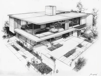 Mid Century Modern Home Structure