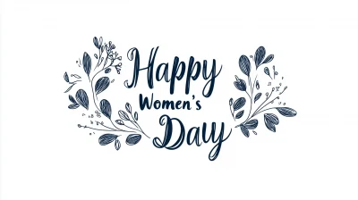 Happy Women’s Day Typography