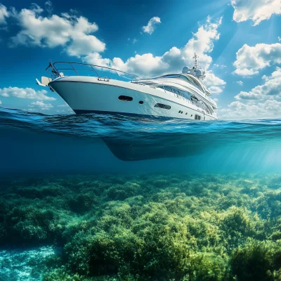 Underwater Luxury Yacht