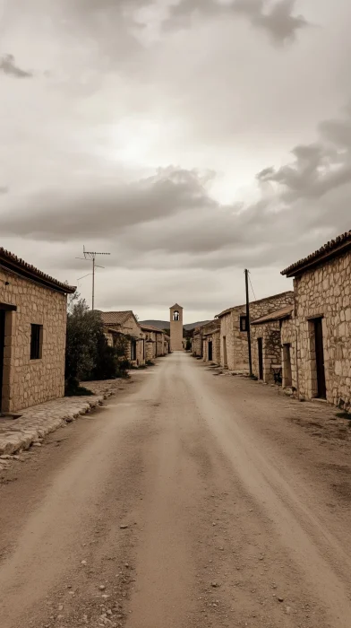 Cypriot Village Stonewall Houses