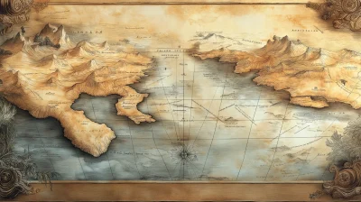 Ancient Map of Terra Australis