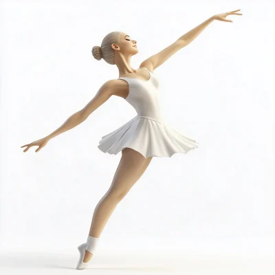 Ballet Dancer in Pose