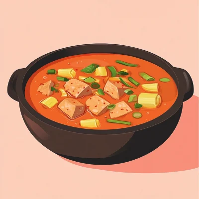 Korean Kimchi Stew Icon