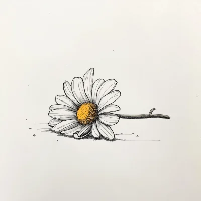 Sad Daisy Sketch