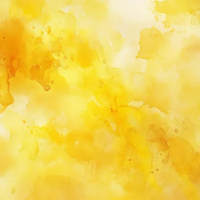 Yellow Watercolor Background