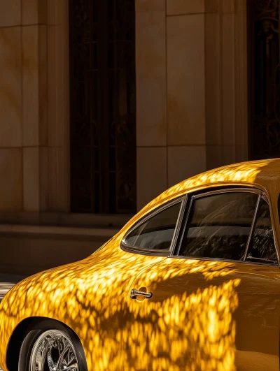 Classic Porsche Cropped Shot in Dubai