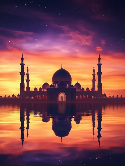 Sunset Mosque View