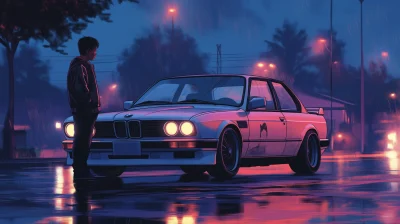 Lofi Vibes Next to BMW