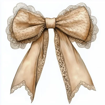 Lace Fabric Bow