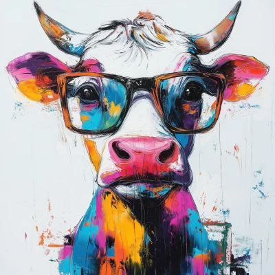 Cow in Glasses