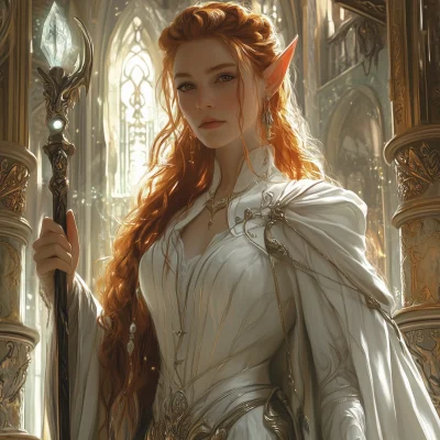 Regal Elf Portrait