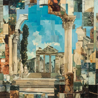 Classical Architecture Collage