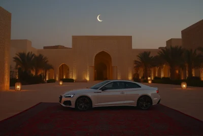 Audi A5 on Arabic Carpet