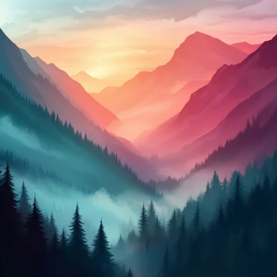 Beautiful Mountain Landscape