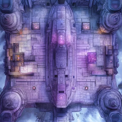 Fantasy Airship Interior