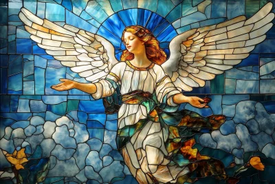 Stained Glass Angel