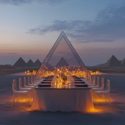 Futuristic Wedding Dinner