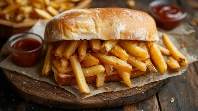 Delicious English Chip Butty