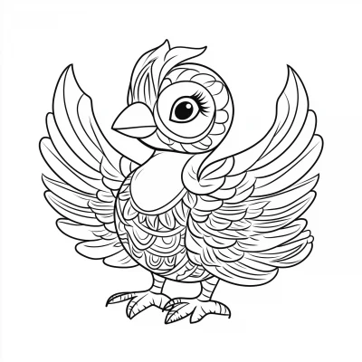 Cute Cuddly Critters Coloring Page