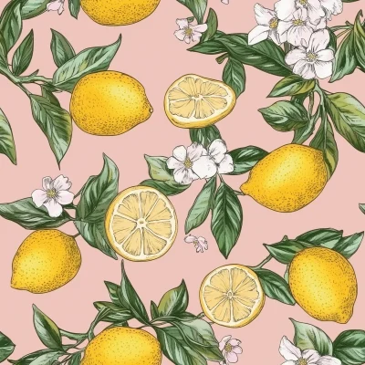 Lemon Flower Pattern