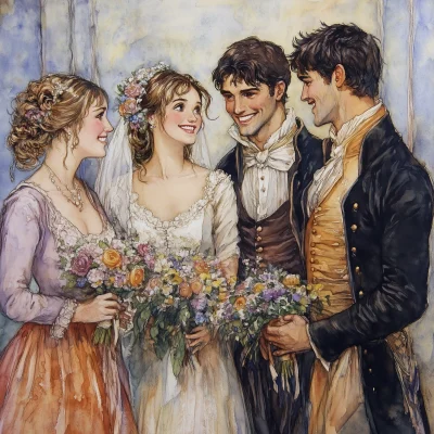 Wedding Ceremony Illustration