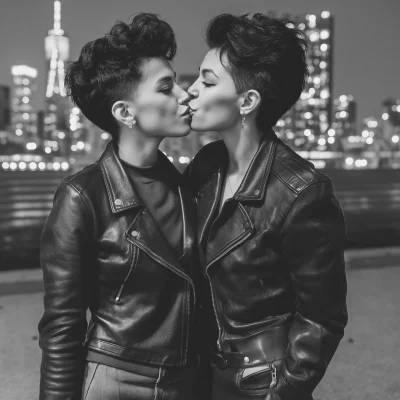 Androgynous Teens in the City