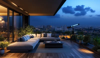 Modern Luxury Penthouse Terrace