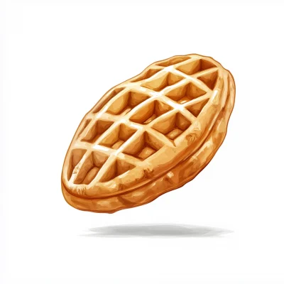 Rugby Ball Waffle
