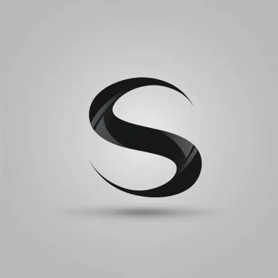 Minimalistic Futuristic S Logo